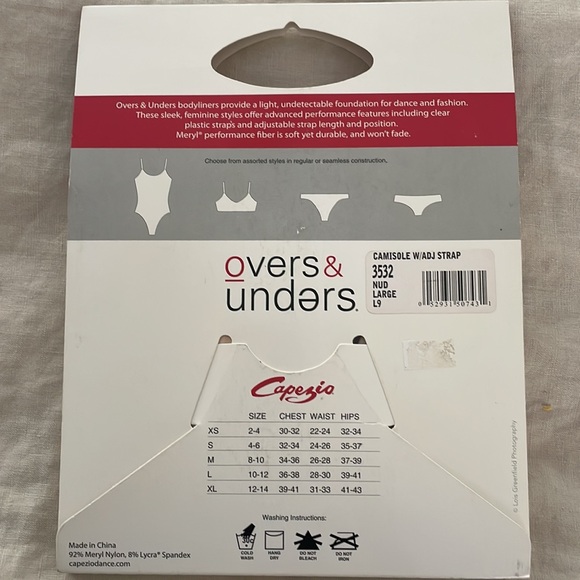 Capezio Overs & Unders Bodyliners - Picture 3 of 9